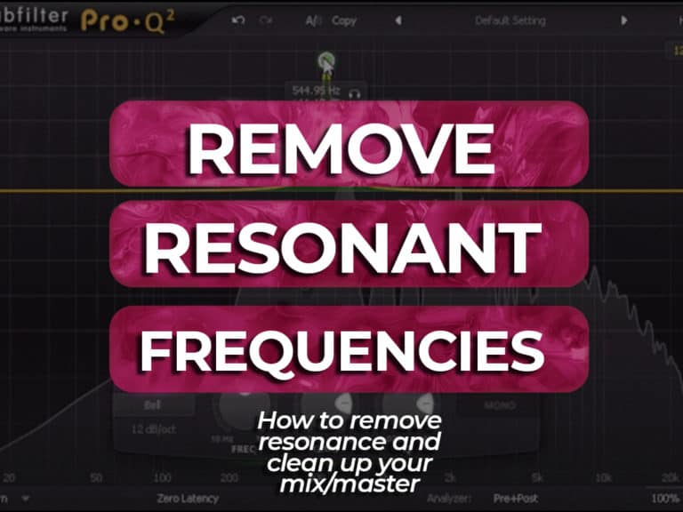 remove resonant frequencies