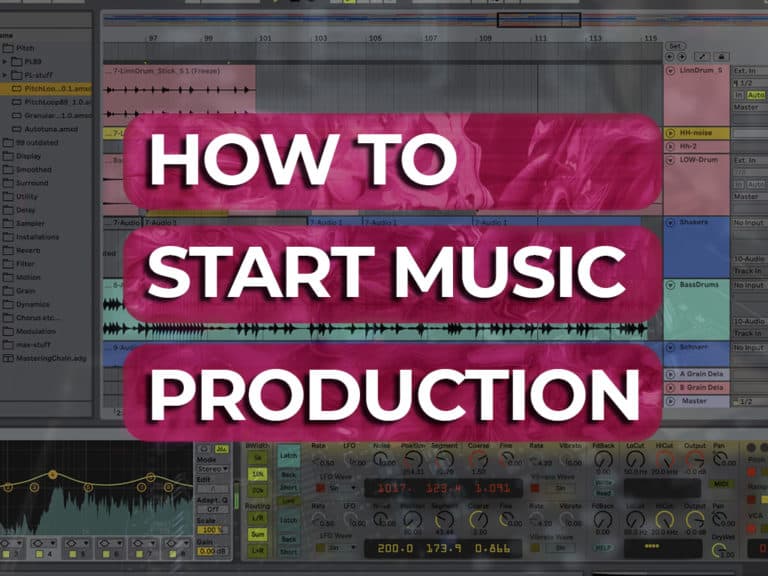 how to start music production