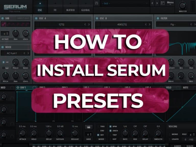 how to install serum presets