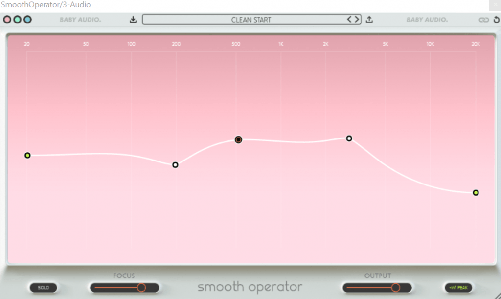 baby audio smooth operator settings for brass sound