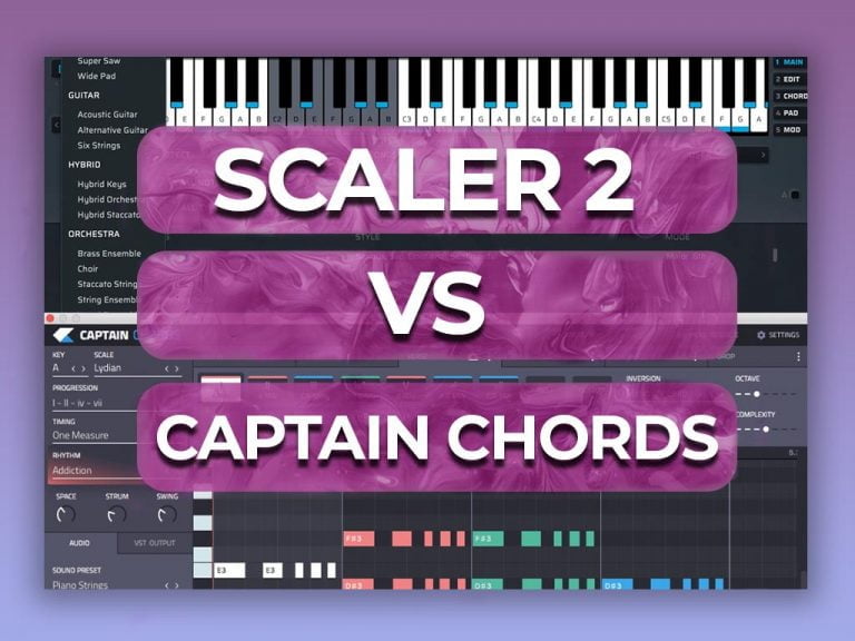 scaler 2 vs captain chords