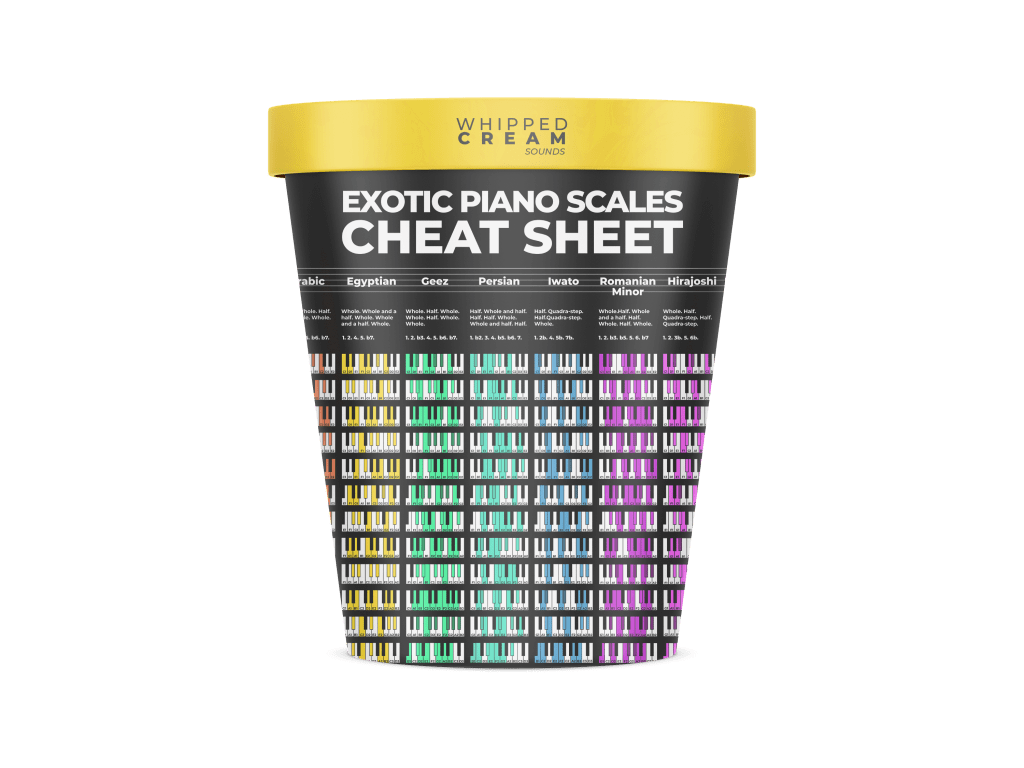 exotic piano scales cheat sheet free download black