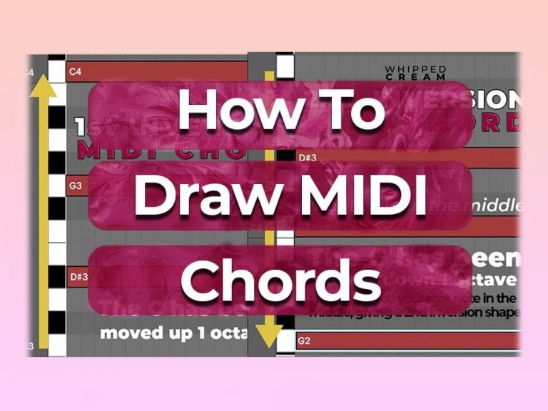 how to draw MIDI chords
