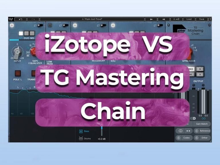 izotope vs tg mastering chain