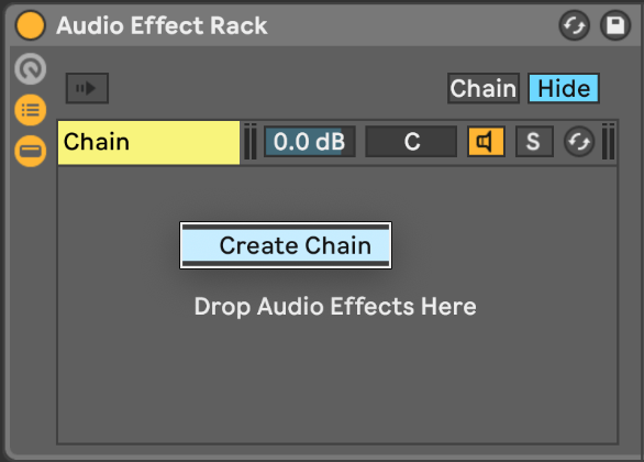 audio effect rack