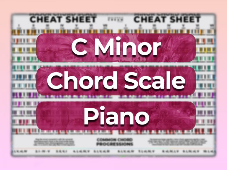 c minor chord scale