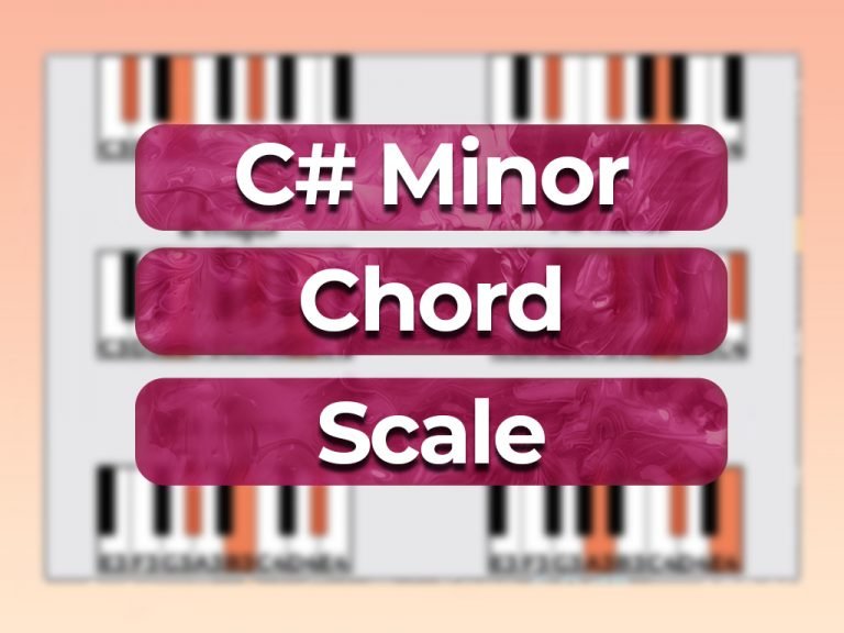 c sharp minor chord scale chords in the key of c# minor