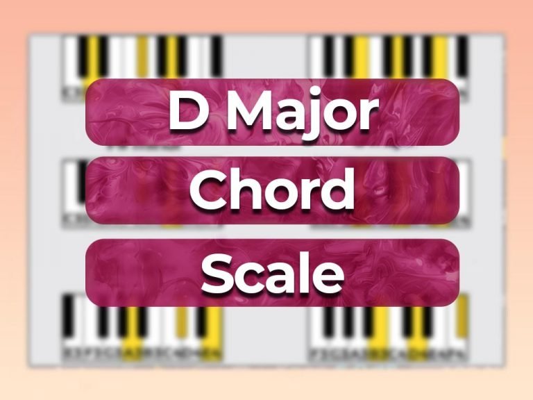 d major chord scale